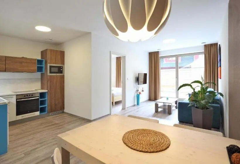 آپارتمان 1 خوابه, Apartmány Terasy Café