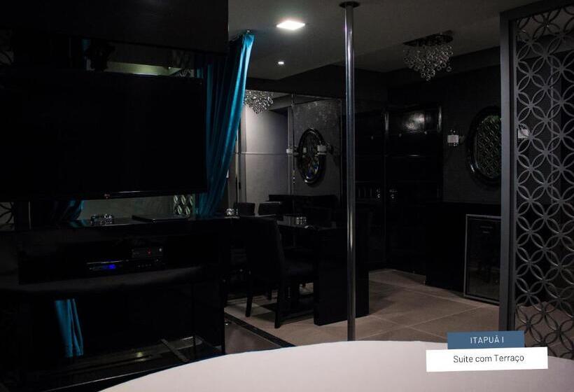 جناح مزود بتراس, Motel Itapuã I Fx Nova Camobi