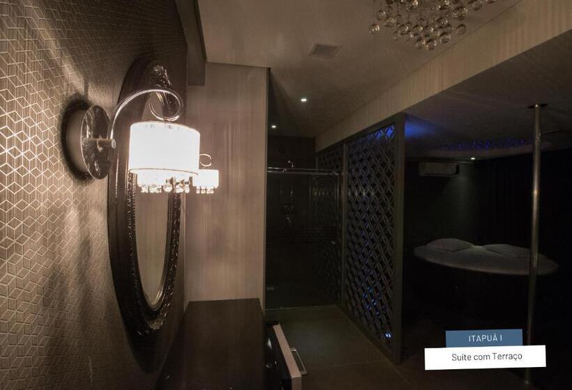 جناح مزود بتراس, Motel Itapuã I Fx Nova Camobi