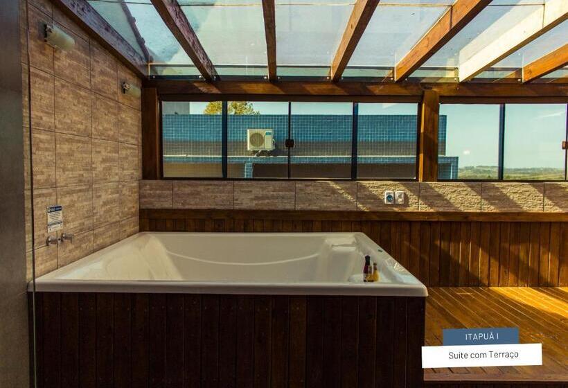 جناح مزود بتراس, Motel Itapuã I Fx Nova Camobi