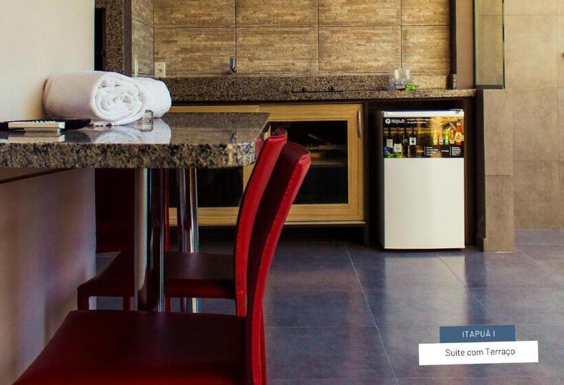 جناح مزود بتراس, Motel Itapuã I Fx Nova Camobi