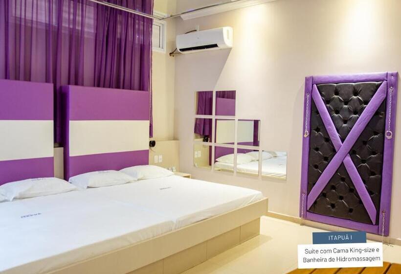 스위트 킹사이즈 침대, Motel Itapuã I Fx Nova Camobi