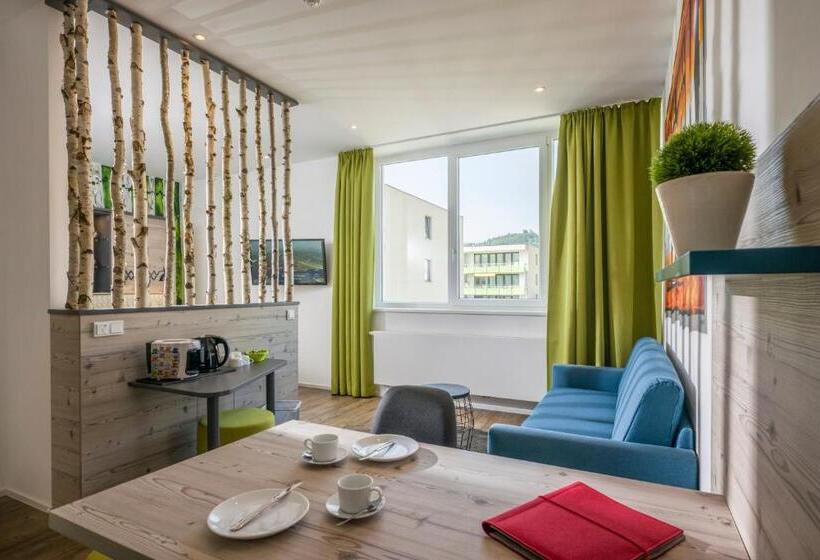 침실 1개 아파트, Aparthotel Backstage