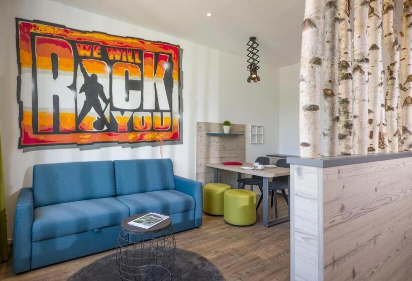 침실 1개 아파트, Aparthotel Backstage