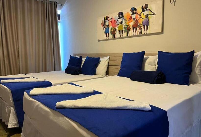 バルコニー付スタンダード4ベッドルーム, Pousada Tropical Bessa