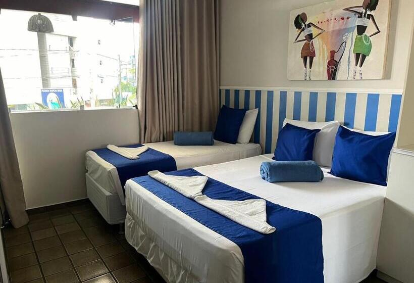 バルコニー付きスタンダードトリプルルーム, Pousada Tropical Bessa