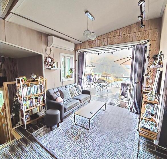 غرفة عائلية, Us On Earth Guesthouse