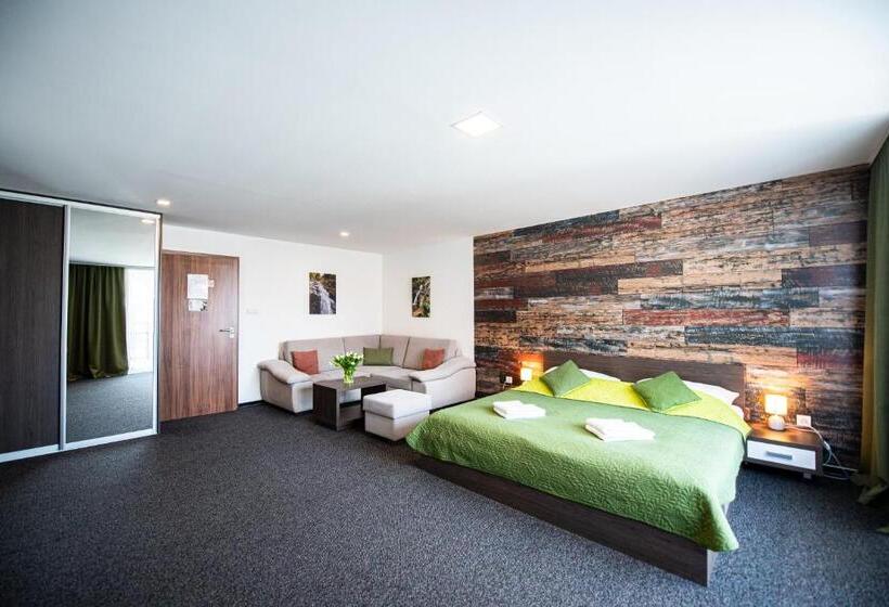 1ベッドルームのデラックスアパートメント, Wellness Penzión Ferrata