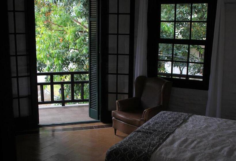 غرفة قياسية مطلّة علي البحر مزوَّدة بشُرفة, Santoral Restaurante Y Posada Pet Friendly