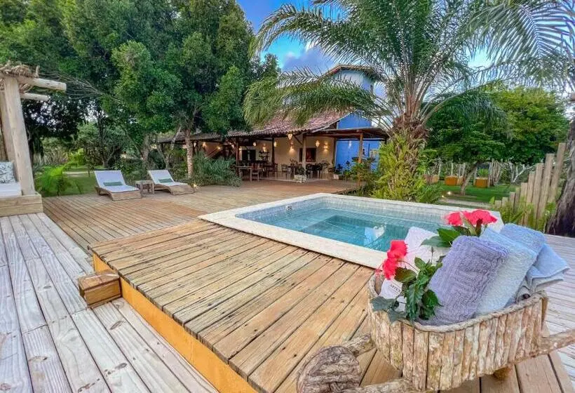 １ベッドルームハウス, Riviera Trancoso   Bangalos Vista Mar