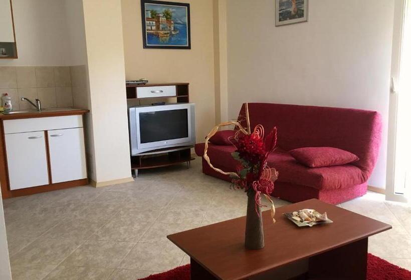 آپارتمان 1 خوابه با بالکن, Club Topaz Apartments