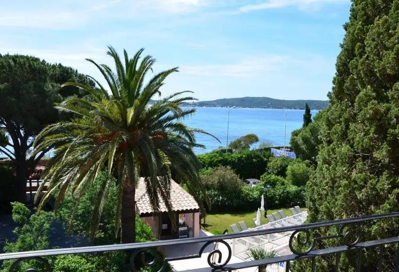 オーシャンビューデラックスルームバルコニー付き, Villa Des Anges