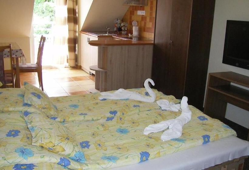 Студио Стандарт с Балконом, Pálma Apartmanház Harkány