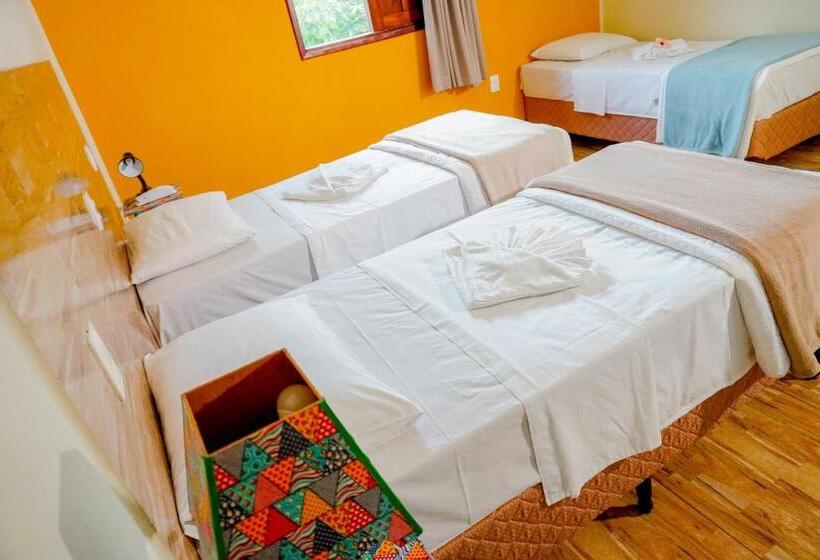 חדר דלוקס לשלושה, Pousada Kabana De Pedra