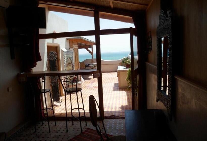 غرفة قياسية رباعية مطلة على البحر, Dar Rio Oro