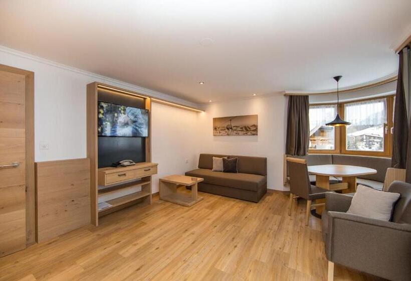 Апартаменты 1 Спальня, Panorama Samnaun