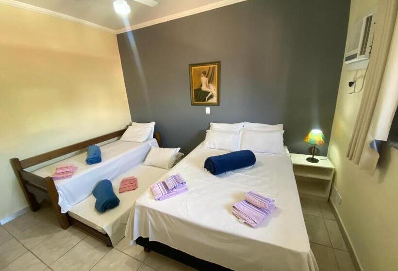 スタンダード４人部屋, Pousada Golden House   Próxima Ao Thermas No Centro De Aguas