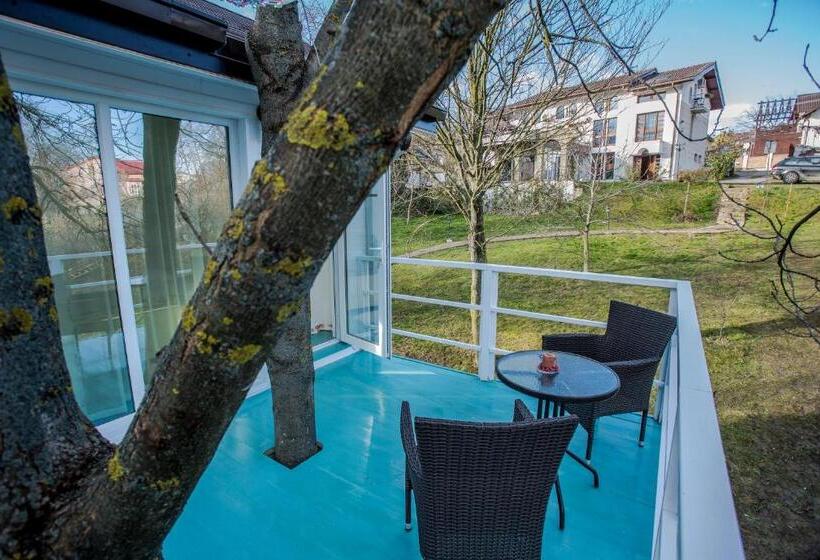 חדר דחוקס עם מיטת קינג, Rapsodia Pension