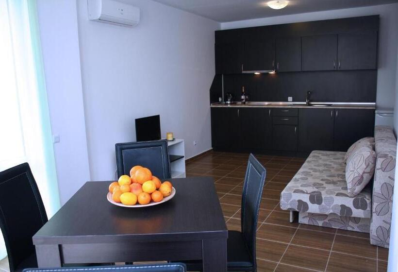 דירה בת חדר שינה 1 עם מרפסת, Guest House Ask