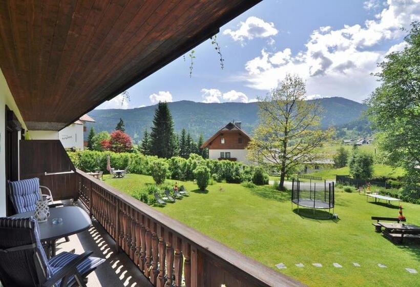 Апартаменты 1 Спальня с Балконом, Pension & Apartments Weissbriach