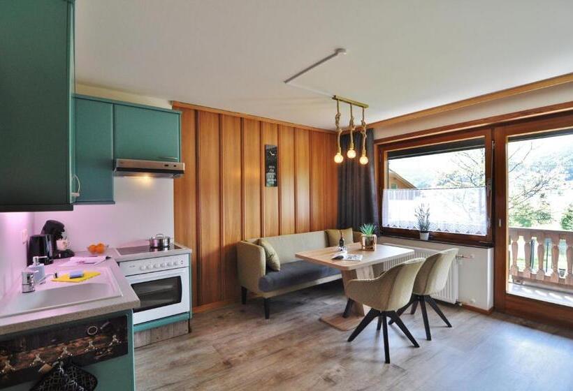 침실 1개 발코니 아파트, Pension & Apartments Weissbriach