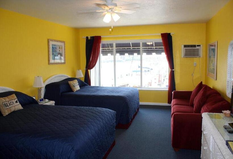 带观景的标准间, Barefoot Bay Resort Motel