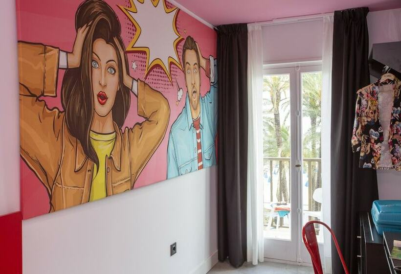 스탠다드 발코니 룸 바다 전망, Casual Pop Art Benidorm