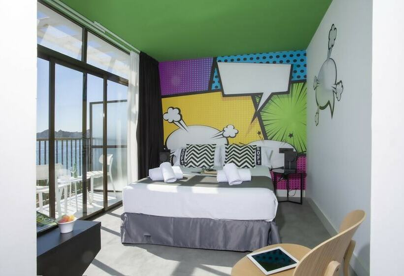 스탠다드 발코니 룸 바다 전망, Casual Pop Art Benidorm