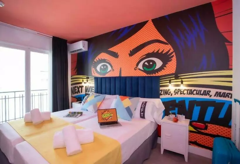 اتاق استاندارد با تراس, Casual Pop Art Benidorm