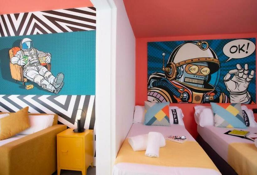 패밀리 룸 바다 전망, Casual Pop Art Benidorm
