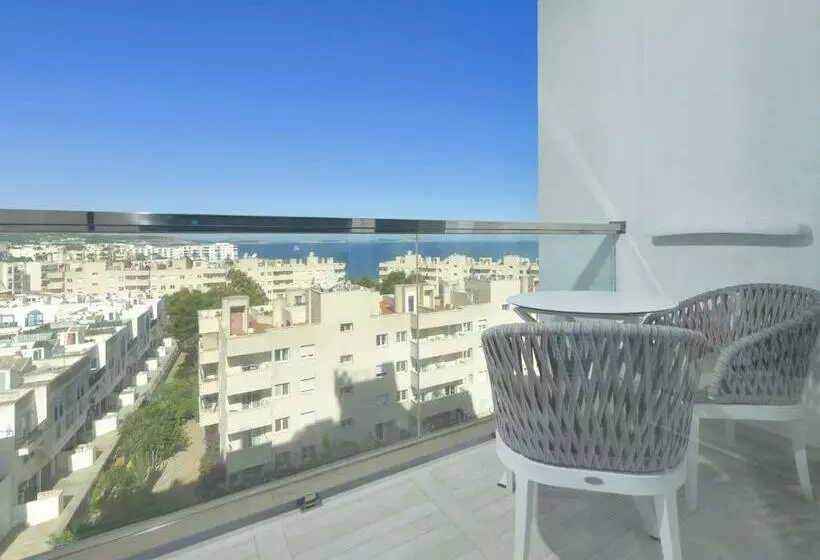 اتاق اساندارد با چشم‌انداز جانبی به دریا, Amàre Beach Hotel Ibiza - Adults Recommended