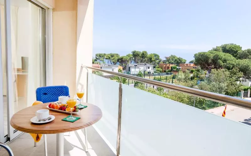 Chambre Quadruple Standard avec Balcon, Ancora