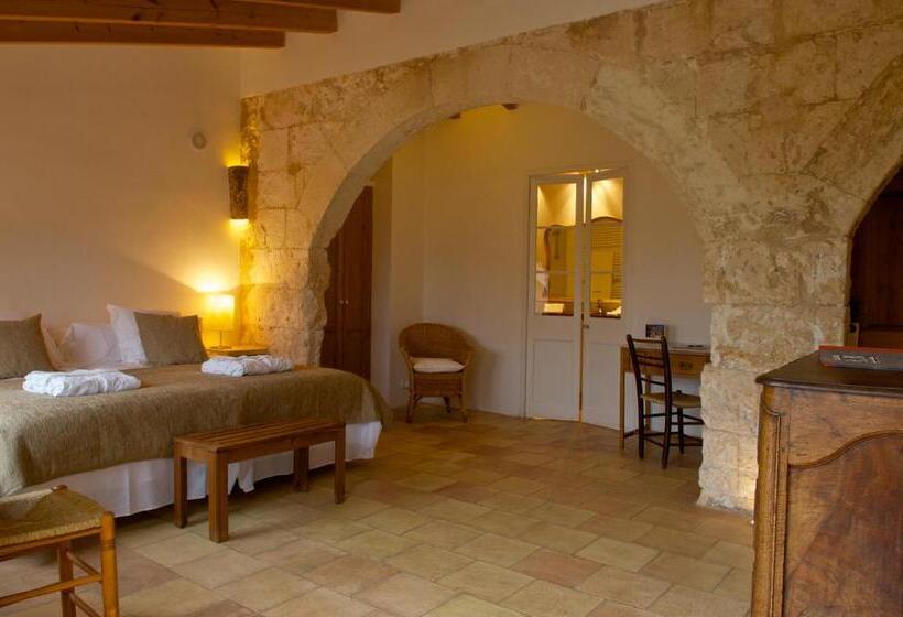 Полулюкс Одноместный с Террасой, Alcaufar Vell Hotel Rural & Restaurant