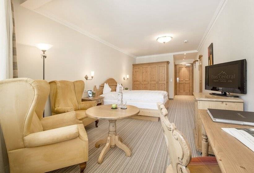 싱글 디럭스 룸, Das Central – Alpine . Luxury . Life