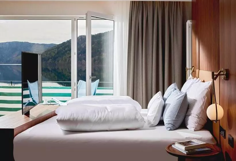 湖の見えるジュニアスイート, Seeglück Hotel Forelle Superior