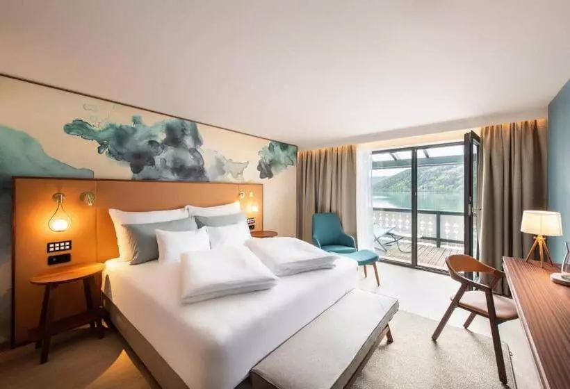 レイクビューデラックスルーム, Seeglück Hotel Forelle Superior