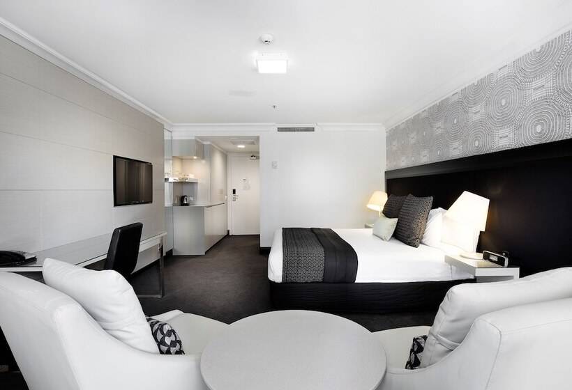 غرفة ديلوكس مزودة بشرفة, Pullman Brisbane King George Square