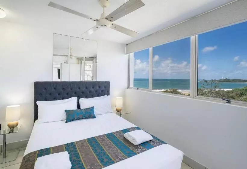 침실 1개 바다 전망 아파트, Sandcastles Mooloolaba