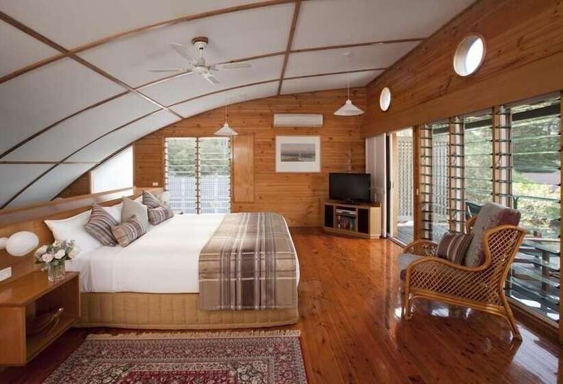 חדר דלוקס נוף לים, Kims Beachside Retreat