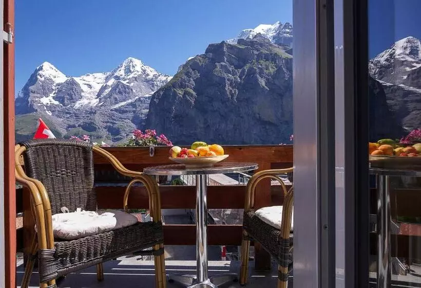 اتاق استاندارد با چشم‌انداز کوهستان, Eiger Mürren Swiss Quality