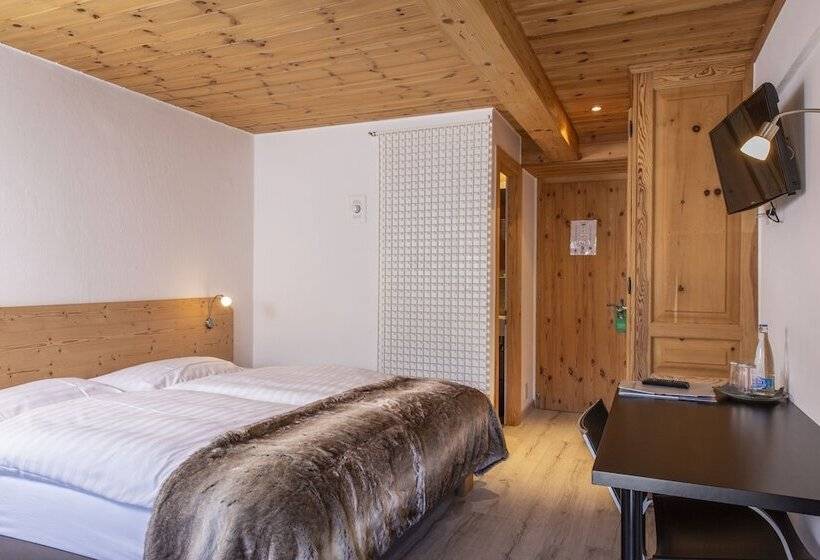 标准间, Hôtel Alpina   Swiss Ski & Bike Lodge Grimentz