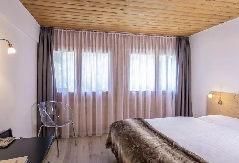 スタンダードルーム, Hôtel Alpina   Swiss Ski & Bike Lodge Grimentz