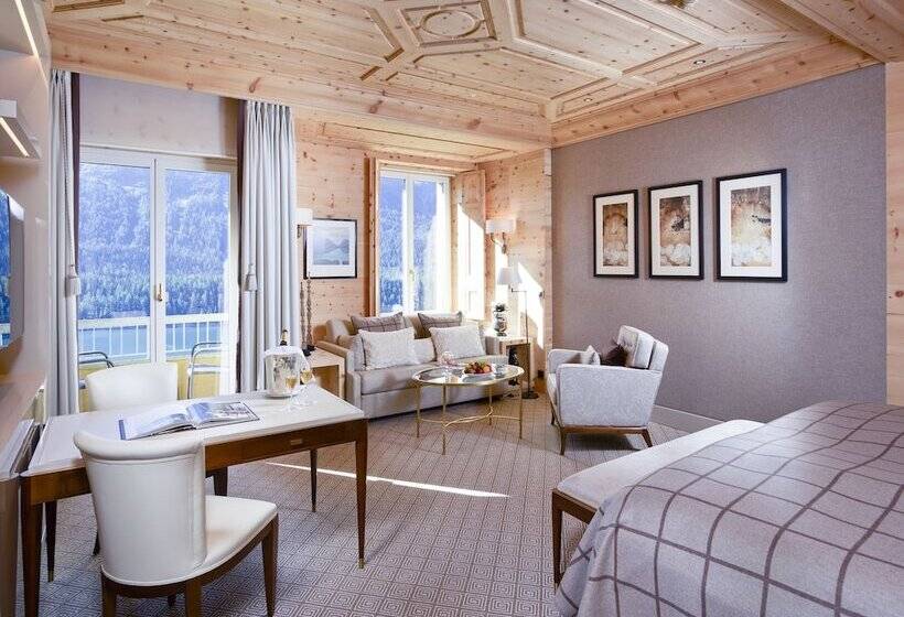 주니어 스위트 호수 전망, Kulm Hotel St. Moritz