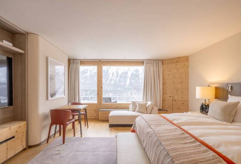 주니어 스위트 호수 전망, Kulm Hotel St. Moritz
