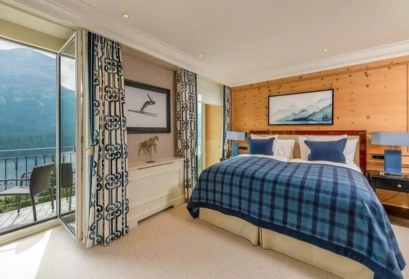 Chambre Deluxe Vue Lac, Kulm Hotel St. Moritz