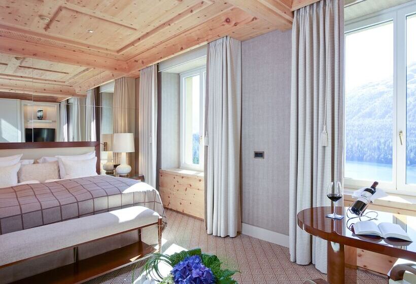 디럭스 룸 호수 전망, Kulm Hotel St. Moritz
