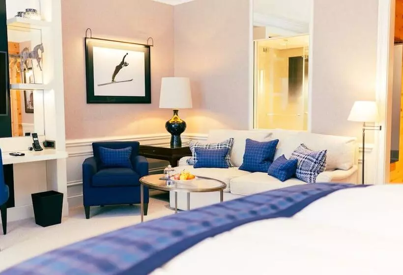 Chambre Deluxe Vue Lac, Kulm Hotel St. Moritz