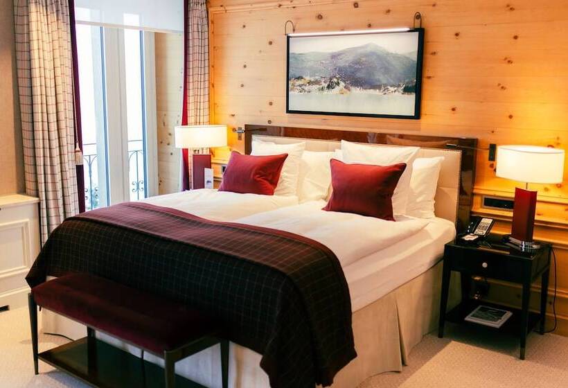 디럭스 룸 호수 전망, Kulm Hotel St. Moritz