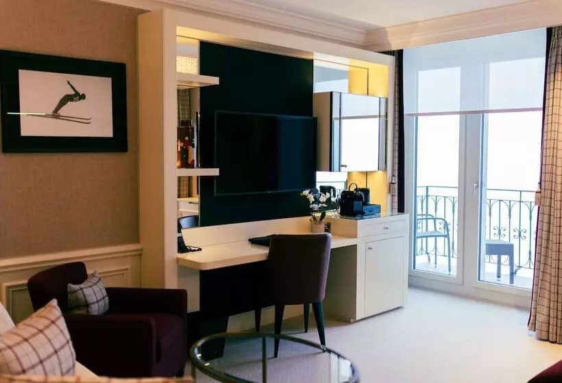 Chambre Deluxe Vue Lac, Kulm Hotel St. Moritz