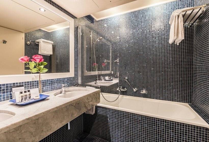 디럭스 룸 호수 전망, Royal Plaza Montreux